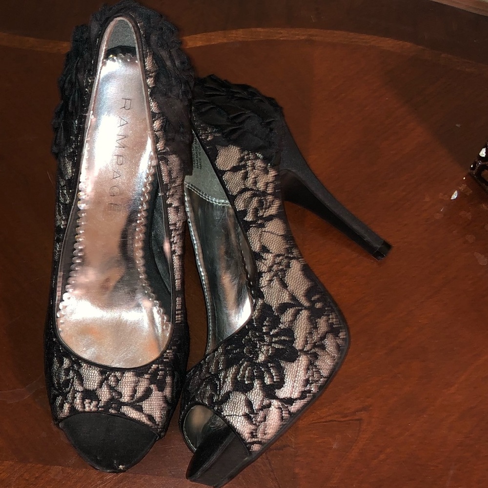 Peep Toe Heels - Picture 2 of 7